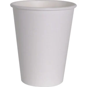 yeseco 12 oz white paper coffee hot cup, 1000/cs hot12w (special order item)