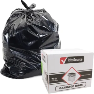 ritesource 35" x 50" x strong black garbage bags – 100/cs (l3550xb100)